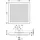 Axor Starck 240 x 240 mm DN15 chrom