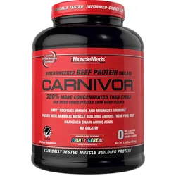 MuscleMeds Carnivor(TM) 100% Beef Protein (1624 g, Fruity Cereal)