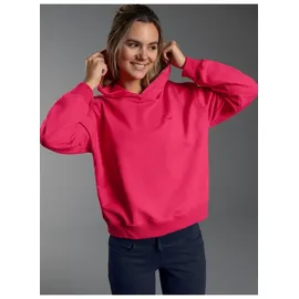 TRIGEMA Dünner Oversize-Hoodie Rosa 50/52