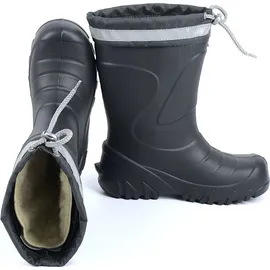 DEMAR demar. Kinder Gummistiefel Winterstiefel Regenstiefel Kinderstiefel gefüttert GRAU Größe 30/31 - 30/31