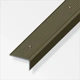Alfer Treppenprofil 1 m, 41 x 23 mm Aluminium eloxiert bronze