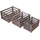 MCW Holzkiste MCW-C56 3er-Set braun