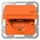 Gira Steckdose SCHUKO KD ZSV 4454109 Orange
