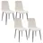 Albatros Esszimmerstuhl GARDA Stoff beige 4er Set