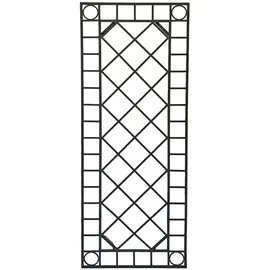 Harms Import Wand Dekor Gitter Garten Dekoration Terrasse Rankgitter Spalier schwarz