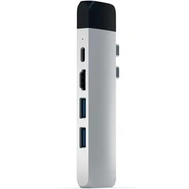 Satechi USB-C Pro Hub Multi-Port Adapter 4K HDMI & Ethernet Silber