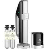 Coravin Sekt Konservierungssystem - Wein 4 Wochen konservieren - Weinsparer für Sekt - mit reinen Schaumwein CO2 Gas Kapseln - für Champagner und andere Schaumweine
