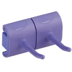 Vikan Doppelhakenmodul 10148 , Farbe: Lila