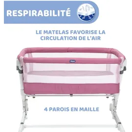 Chicco Next2me Pop-Up Hängebühne Pink, Weiß