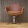 HJH Office Loungesessel ARTEMIA Kunstleder 64 x 56 x 77 cm Braun mit Armlehnen