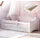 Kids Collective Kinderbett Prinzessin 80 x 180 cm Holz rosa-weiß
