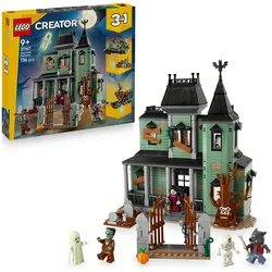 LEGO Creator Geisterhaus, 31167, 3-in-1 Spielzeug mit Haus und LEGO Zug