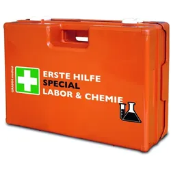 Verbandkoffer SPECIAL Labor & Chemie mit Inhalt DIN 13157:2021-11 + Inhalt
