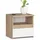Akord Nachtschrank Akord 40 x 35 x 40 cm Sonoma Eiche/Weiß