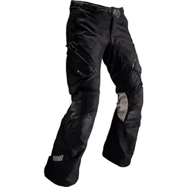 leatt adventure MultiTour 5.5, Textilhose wasserdicht Damen - Schwarz/Gold - Kurz 3XL