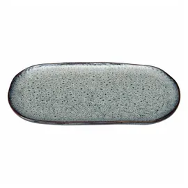 LEONARDO Servierplatte MATERA (LBH 18x32x2 cm) - grau - LBH 18x32x2 cm
