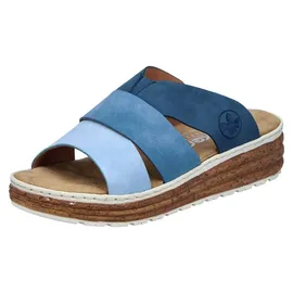 Rieker Pantolette Damen Blau 40
