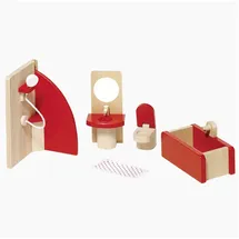 GoKi 51717 - Puppenmöbel Badezimmer, Goki basic. , Holz