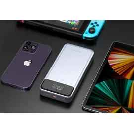 Swissten Power Bank 30000 mAh pro notebooky 133W Power Delivery šedá - Grau