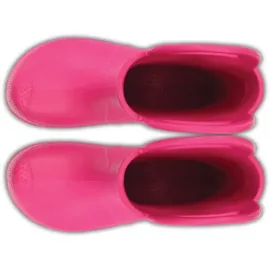 Crocs Handle It Rain Boot K, Unisex-Kinder Gummistiefel, Pink 23/24 - Rosa