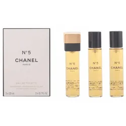 Chanel No. 5 Eau de Toilette Nachfüllung Taschenspray 3 x 20ml 0,06 l