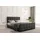 kaiser möbel Boxspringbett mit bettkasten und matratze 160 cm x 200 cm, Schlafzimmerbett ROMA Kunstleder Schwarz H3 - Schwarz