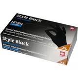 AMPri Nitrilhandschuhe Style Black XL ehemals schwarze Witwe Gr.10, puderfrei, 100