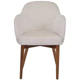 Vente-unique Stuhl Modinia Cremefarben 58 cm