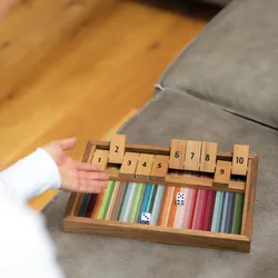 REMEMBER Shut the Box - Würfelspiel - ab 6 Jahren - Geschicklichkeitsspiel