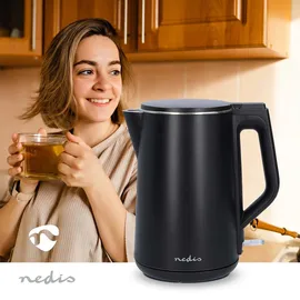 Nedis 1,5 l Schwarz