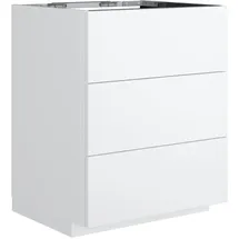 Neoro n50 Unterschrank B: 60 cm mit 3 Auszügen, BN0451WM