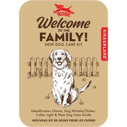 Kikkerland Hundezubehör Welcome to the Family Kit