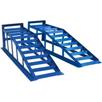Helo Auffahrrampe Rampe PKW 2x blau bis 195er Räder