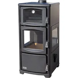 Teba TKS 19 Stahl Schwarz/Abdeckplatte Glas