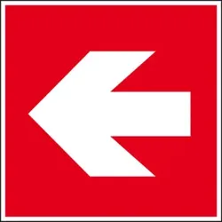 Eichner Brandschutzschild Richtungsangabe links/rechts