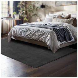 tectake® Kurzflorteppich, verschiedene Größen und Farben, allergikerfreundlich, rutschfeste Unterseite