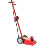 Wiltec Rangierwagenheber Metall 245-535 mm rot fahrbar