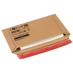 20 ColomPac® Kartonversandtaschen braun für DIN C4