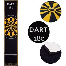 TSGPS Dartmatte Teppich 290x60 cm Gelb