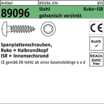 Hörger & Geßler Spanplattenschraube R 89096 6 x 30 500 Stück