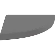 vidaXL Eck-Schweberegal Wandregal 35 x 35 x 3,8 cm Grau
