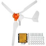 800 W Windkraftanlage - 12 V Windgenerator - 3-Blatt-Windkraftgenerator mit MPPT-Regler - Einstellbare Windrichtung und 2,5 m/s Startwindgeschwindi...