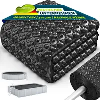 tillvex Elite Pool Solarfolie Blau/Schwarz Ø 400 cm
