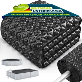 tillvex Elite Pool Solarfolie Blau/Schwarz Ø 400 cm