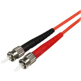 Startech StarTech.com Multimode LC auf ST Glasfaserkabel 5m - LWL / Glasfaser 50/125μ Duplex Patchkabel