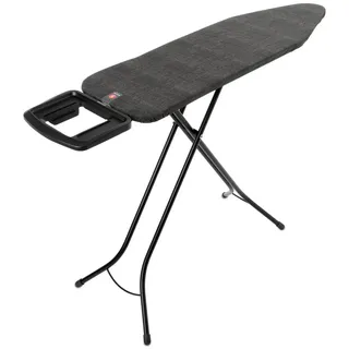 Brabantia Bügelbrett B, 124 x 38 cm, Dst-Mulde solide Dampfbügeleisenablage | Fairtrade, C2C-Zertifiziert