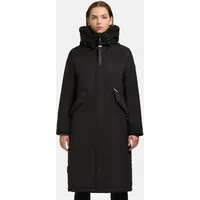 khujo Wintermantel "Agneta-YM", Damen, Gr. S (36), schwarz, Obermaterial: 100% Polyester, Futter: 100% Nylon, Wattierung: 100% Polyester, Basic, gerade ca.