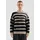 QS Strukturierter Strickpullover in Wolloptik Schwarz/Beige XXL