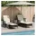 vidaXL Sonnenliege 200 x 65 x 30 cm Braun