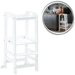 Hauck Learn N Explore / Lernturm / Montessori Lernturm, Farbe: White